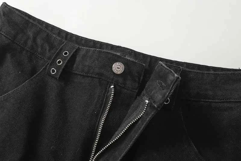 Bohemian Patchwork Loose Denim Jeans