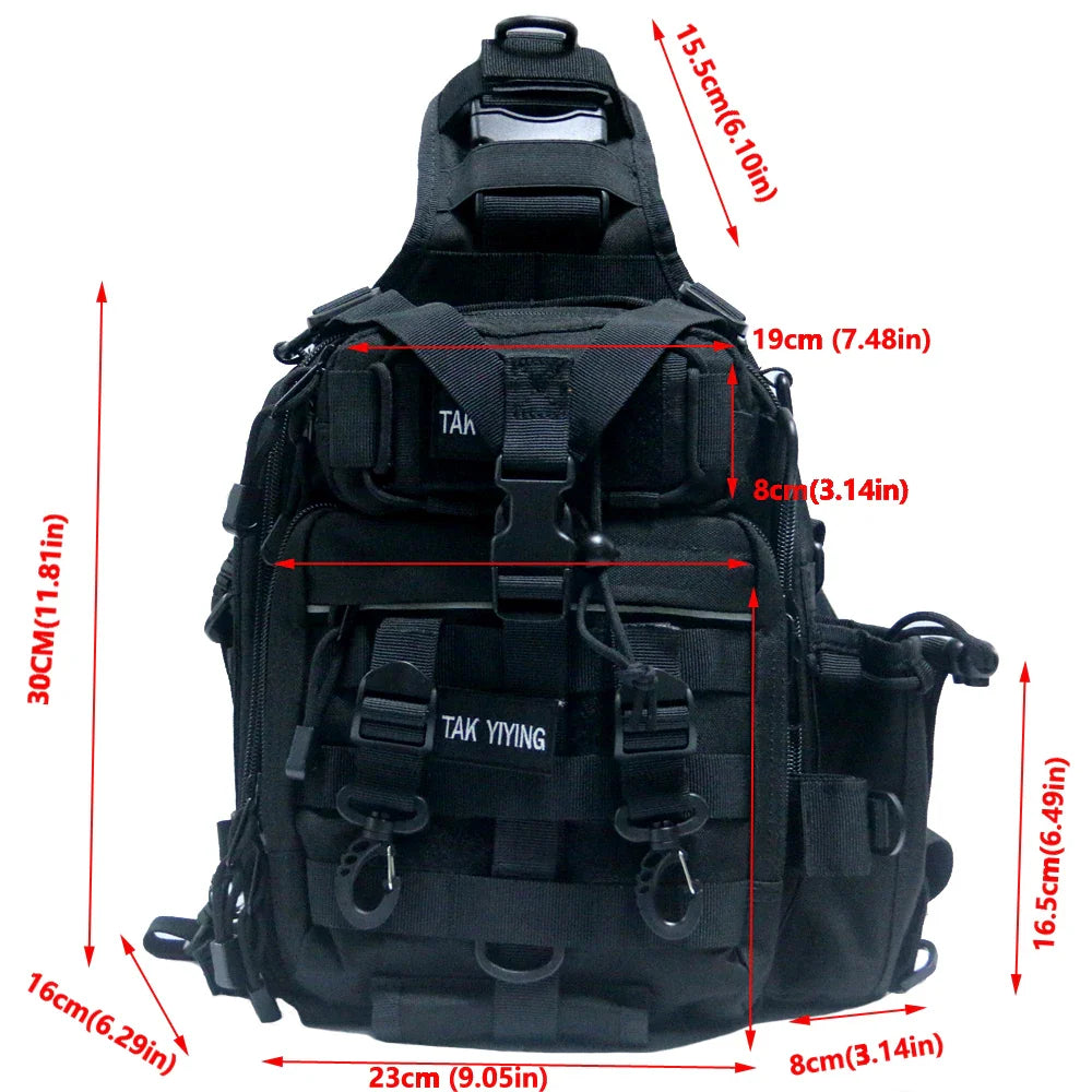 Multi Buckles Style Crossbody Bag