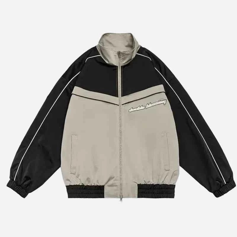 Vintage Streetwear Charge Windbreaker Jacket