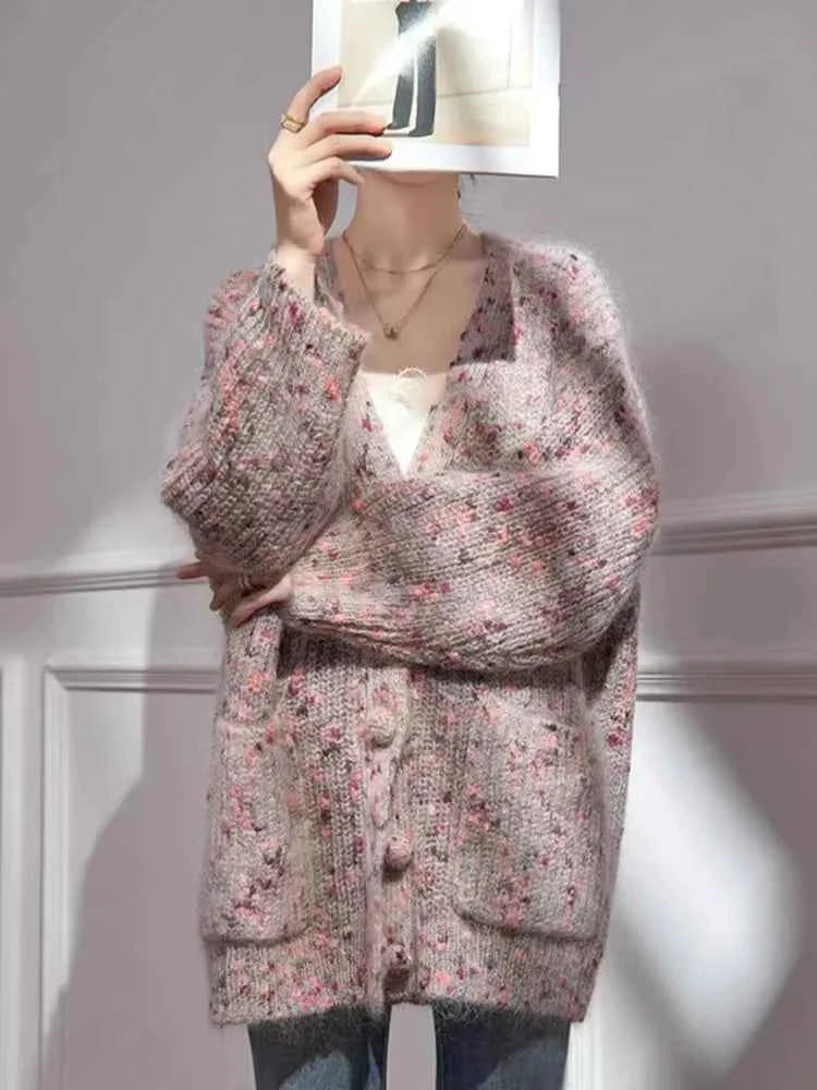 Handesome Elegant Chic V-Neck Cardigan