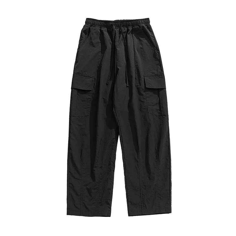 Summer Versatile Solid Color Cargo Pants
