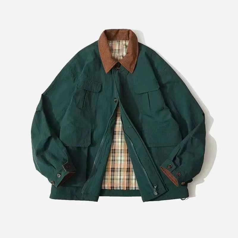 Men Classic Trendy Loose Retro Jacket
