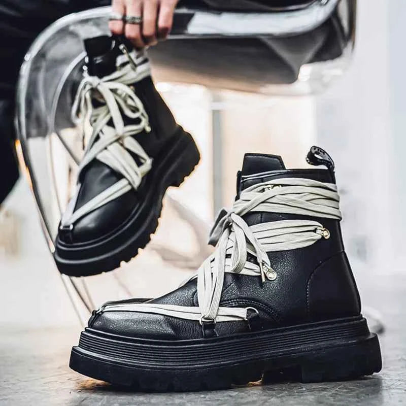High Quality Personalized Strap Ankle Boots