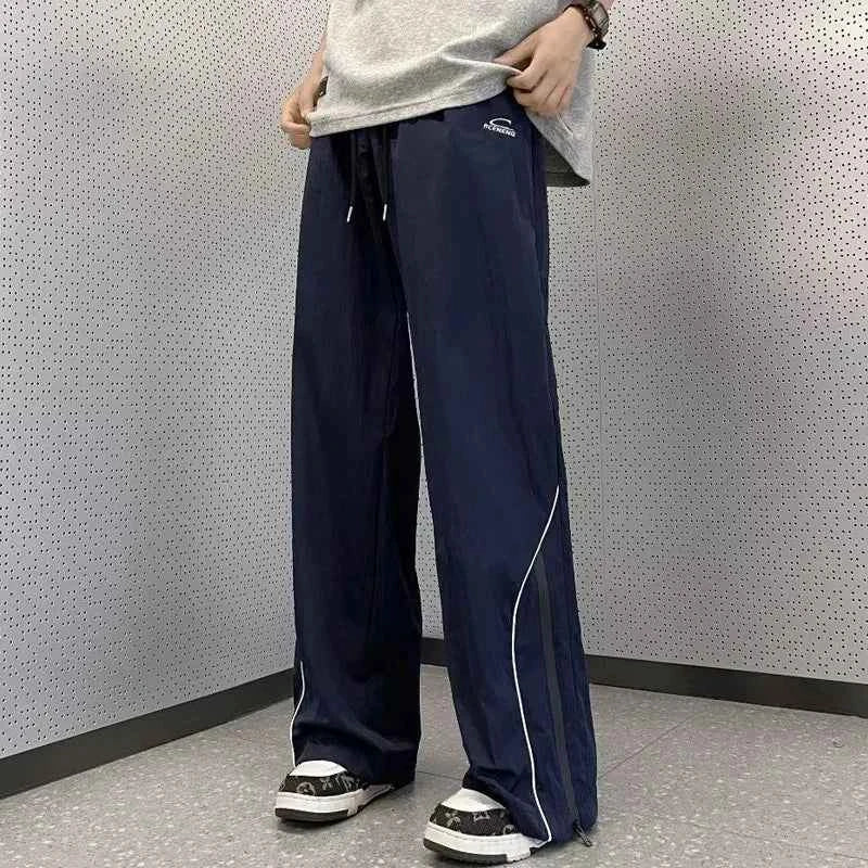 Streetwear Comfort Elastic Waist Straight Summer Pants