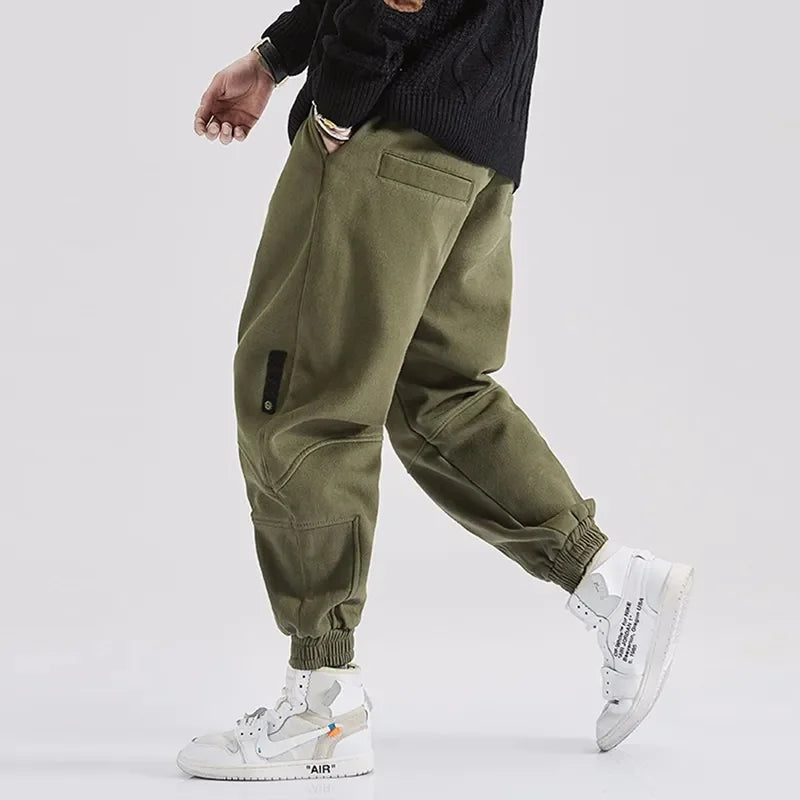 Slouchy Slim Elastic Ankle Length Pants