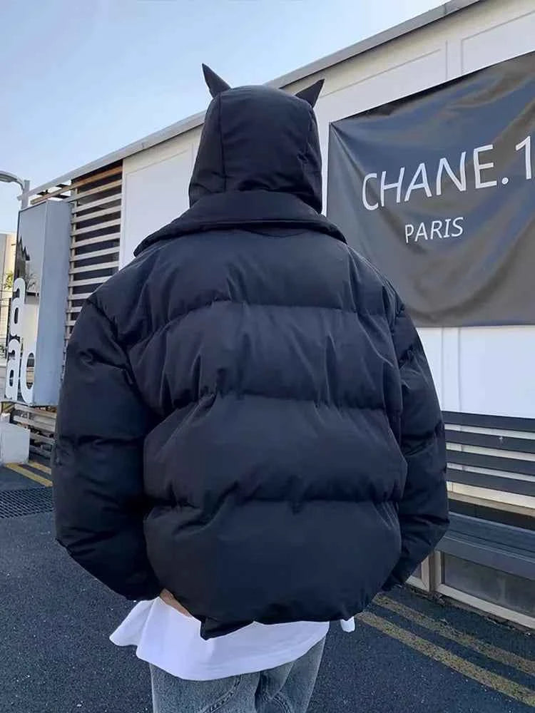 Streetwear Gothic Vintage Padded Puffer Jacket