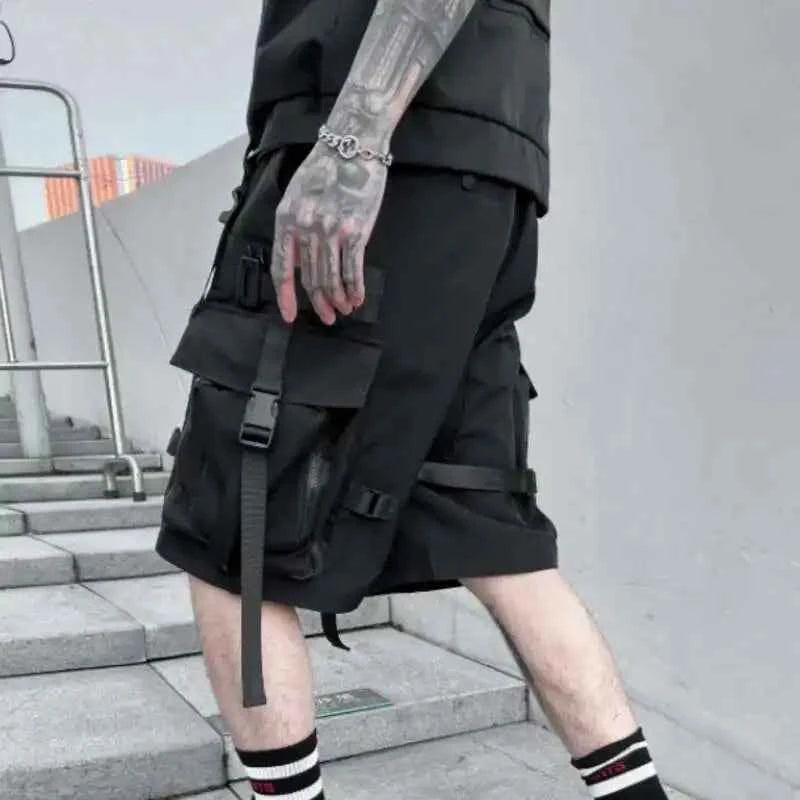 Dark Tactical Loose Fit Techwear Short