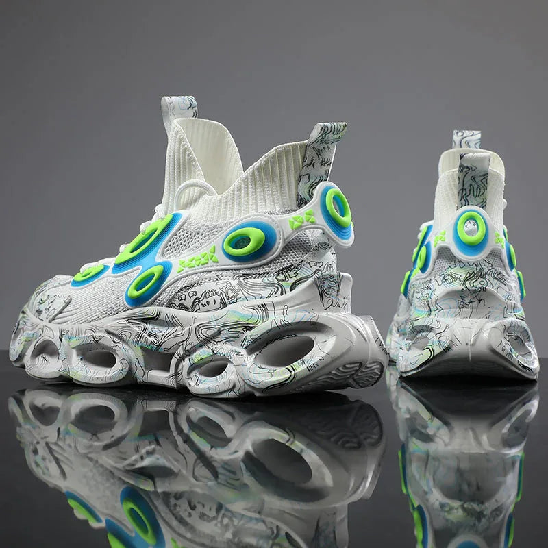 Street Mono T84 Sneakers - Luxuryurbanwear