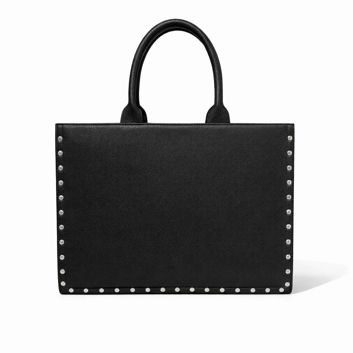 "TRIBAMETAL" LEATHER TOTE