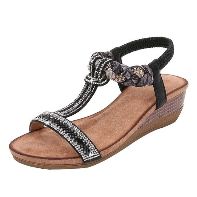 Tamara Women's Wedges Summer Sandal - Luxuryurbanwear