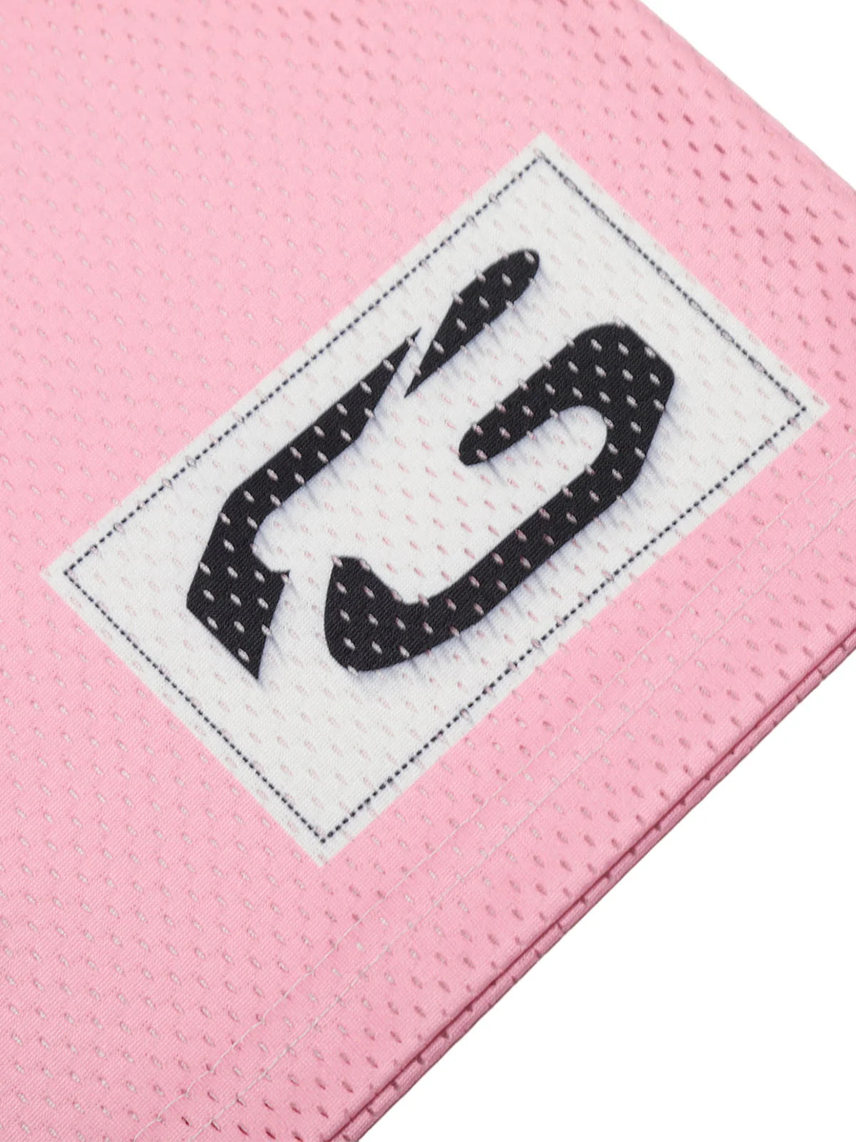 77 Flame Print Pink Mesh Jersey - Y2K Cyber Aesthetic Soccer Kit | LuxuryUrbanwear - Luxuryurbanwear