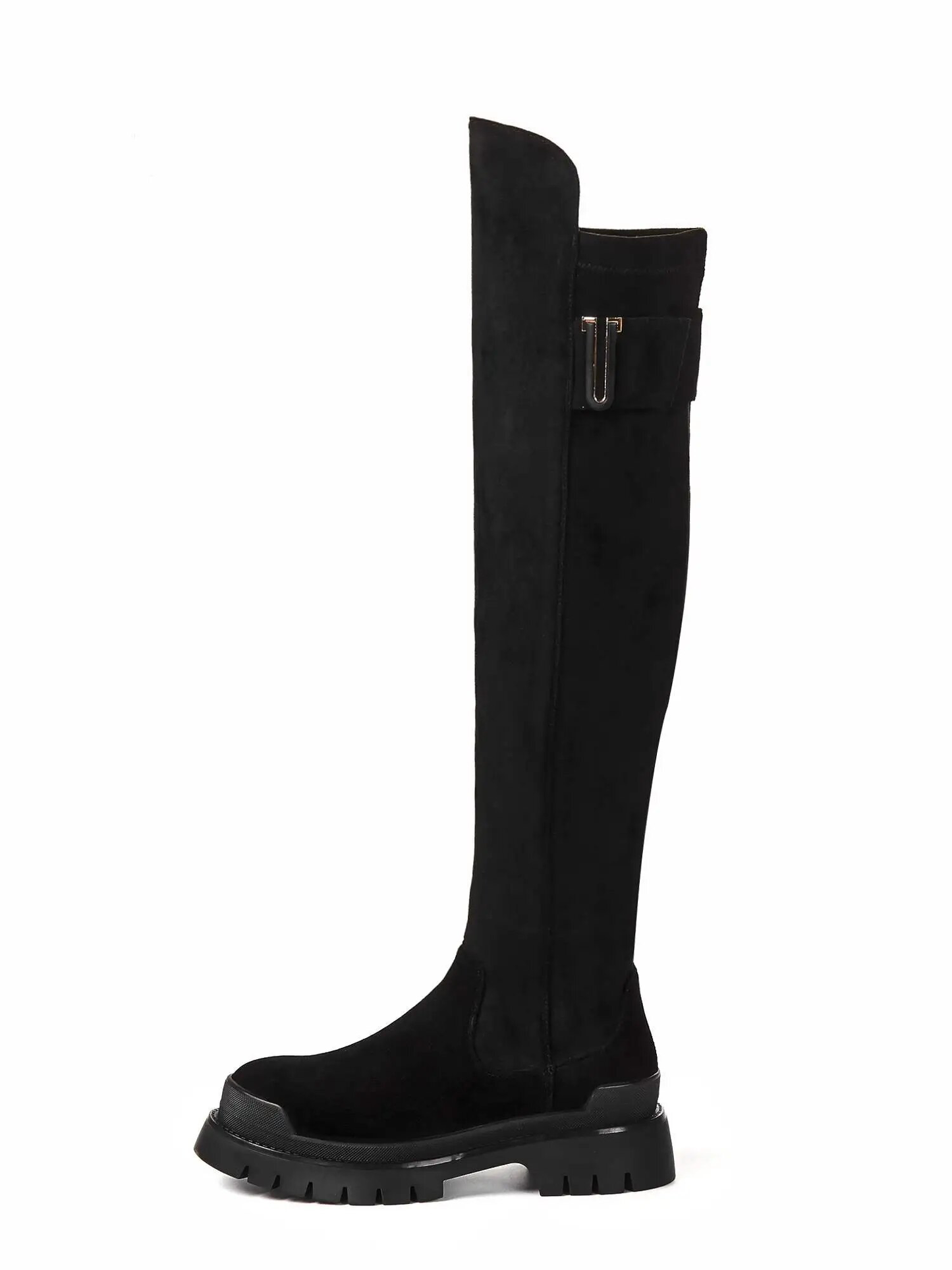 USS Shoes Capetillo Women's Square Heel Long Boots - Luxuryurbanwear