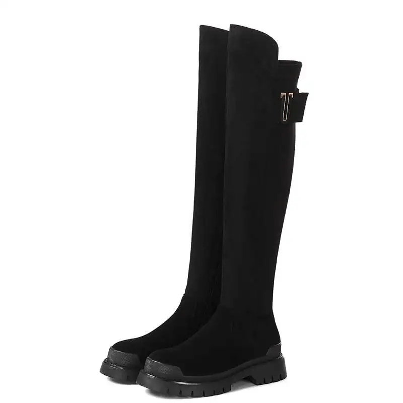 USS Shoes Capetillo Women's Square Heel Long Boots