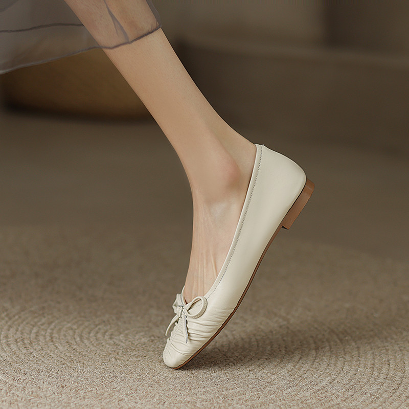 USS Shoes Charo Women's Leather Flat Shoes - Luxuryurbanwear