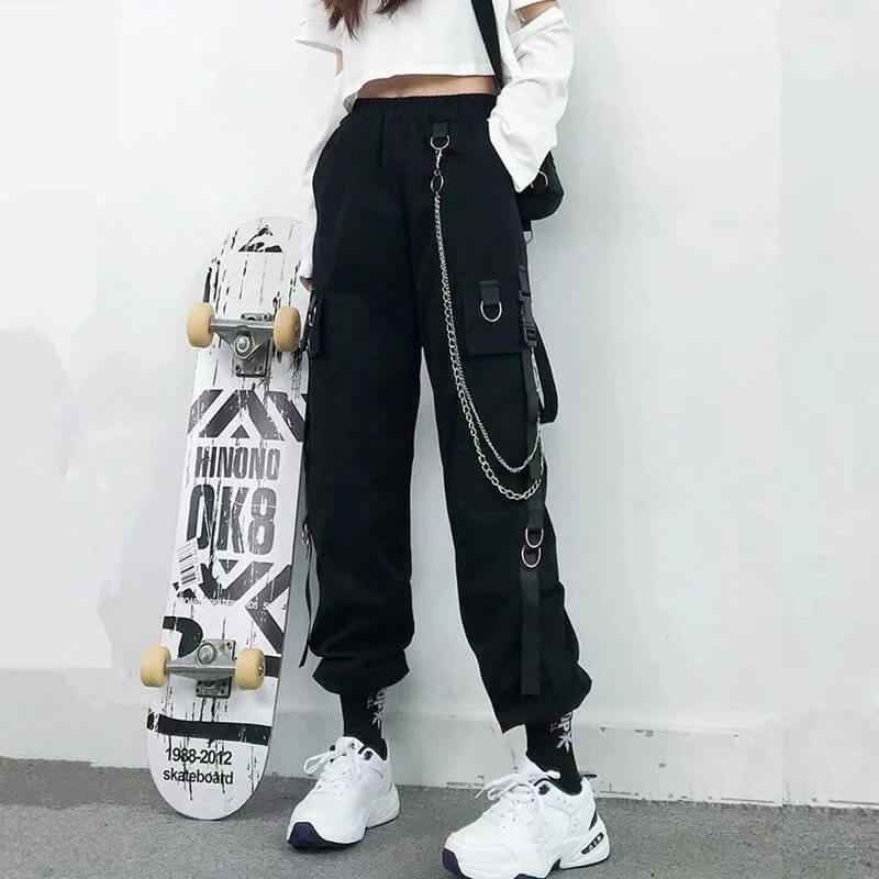 Women Cargo Pants best Harajuku Elastics High Waist Streetwear for women 2022