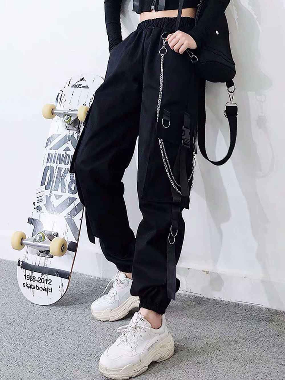 Women Cargo Pants best Harajuku Elastics High Waist Streetwear for women 2022