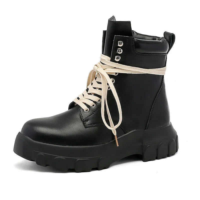 Ground Shift High-Top Combat Boots - Luxuryurbanwear