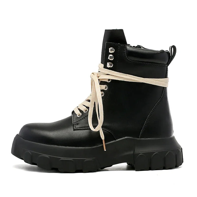 Ground Shift High-Top Combat Boots - Luxuryurbanwear