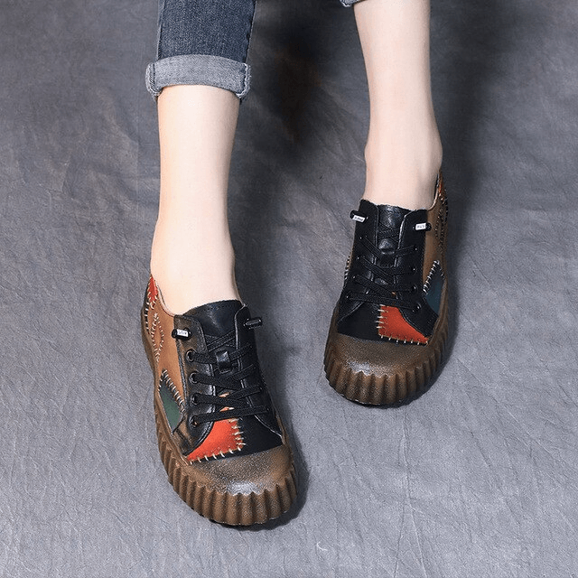 Xareni Women's Leather Loafer Shoes