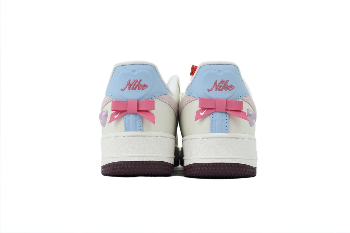 LUW Select: Wmns Air Force 1 'Valentine's Day' - Cream, White & Soft Pink Edition
