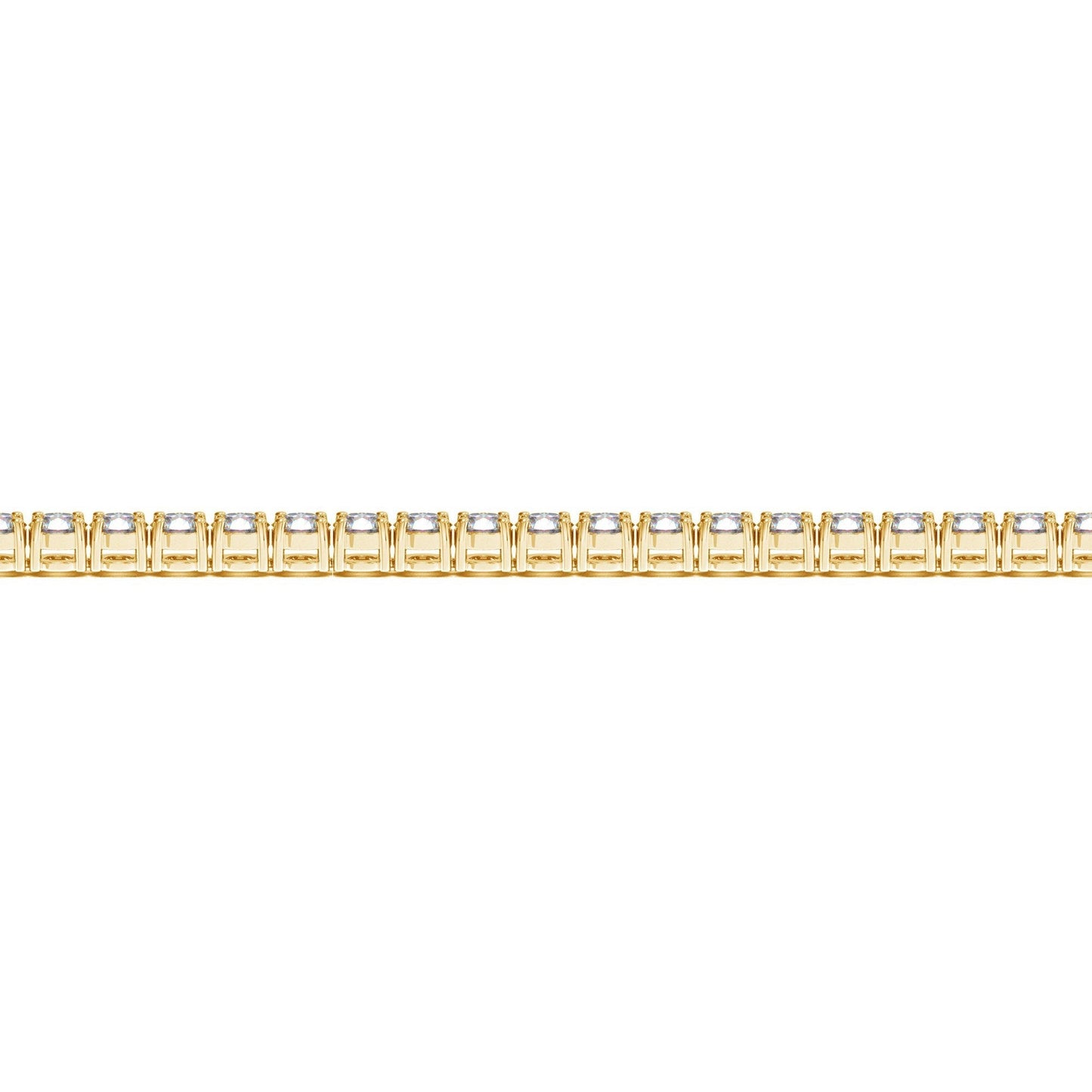 Lab Grown Round Diamond Tennis Bracelet in 14k Yellow Gold (5 cctw F/G VS2/SI1)
