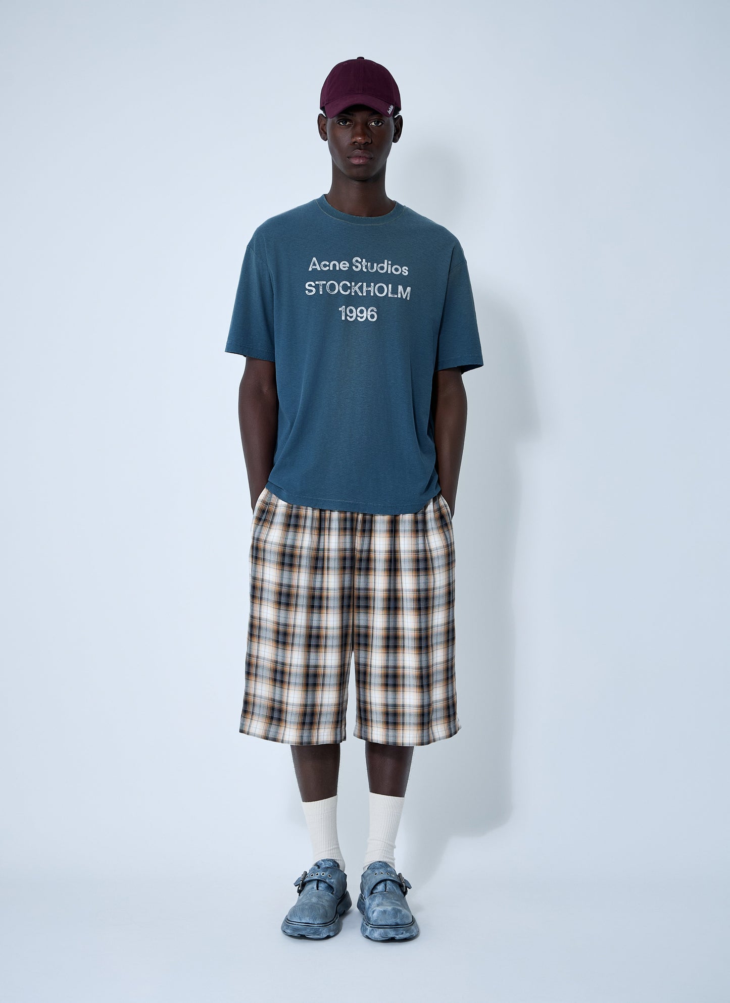 Acne Studios Women Check Shorts