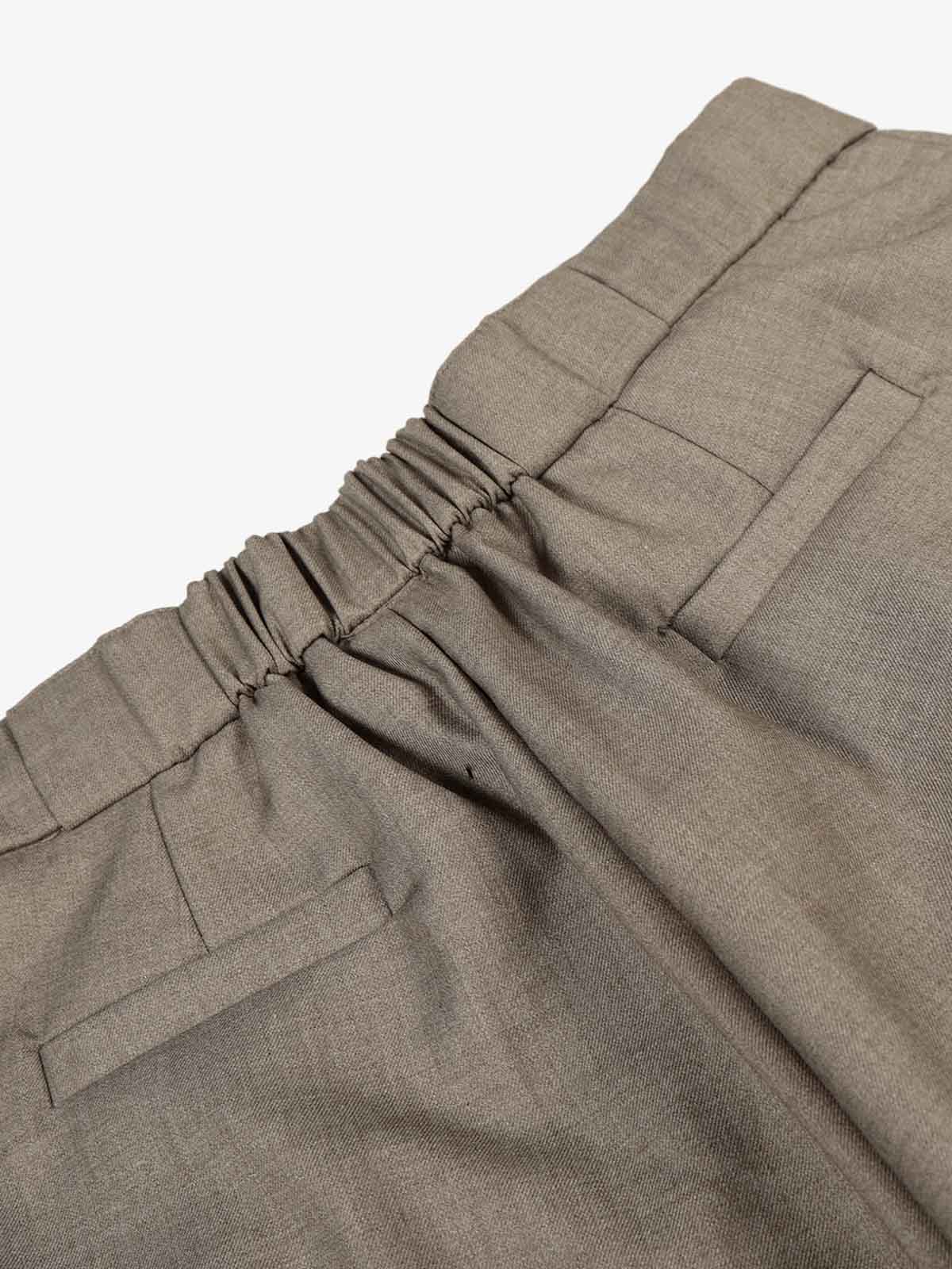 Pleated Drawstring Scimitar Track Pants - Luxuryurbanwear