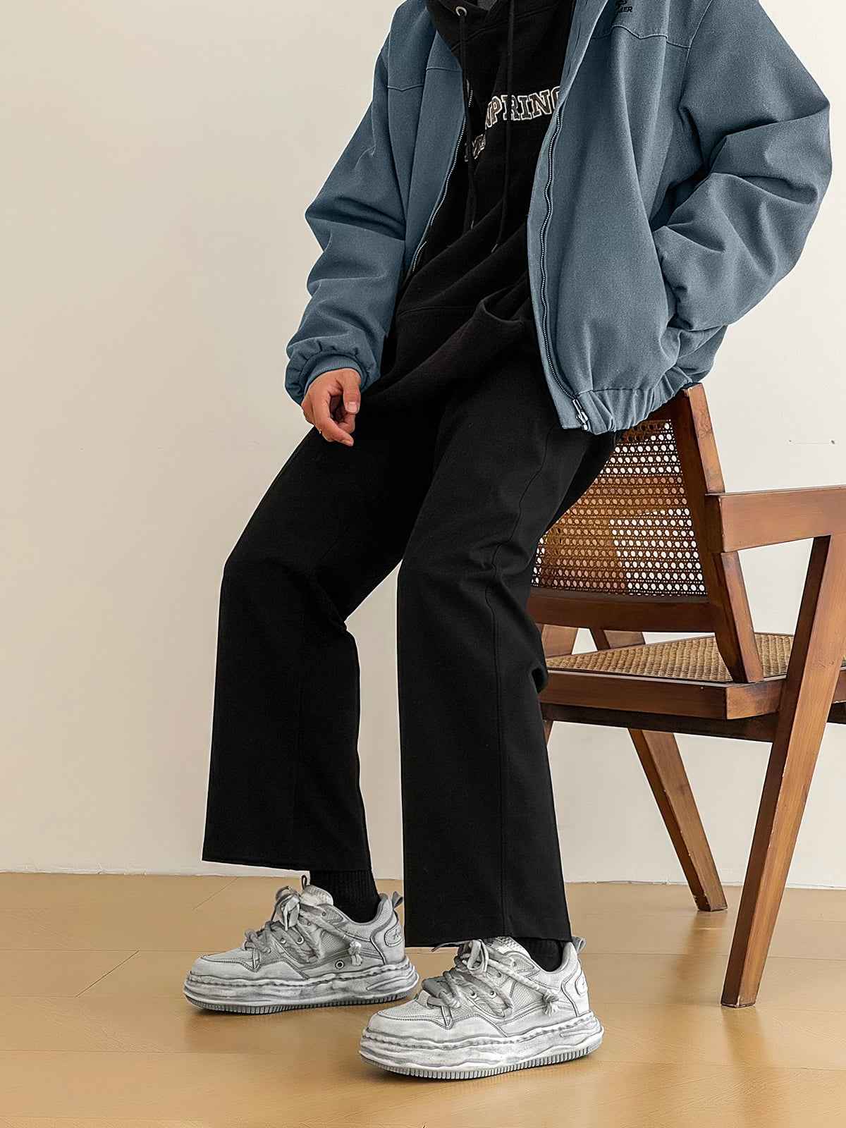 Deconstructed Distressed Chunky Street Sneakers - 2521