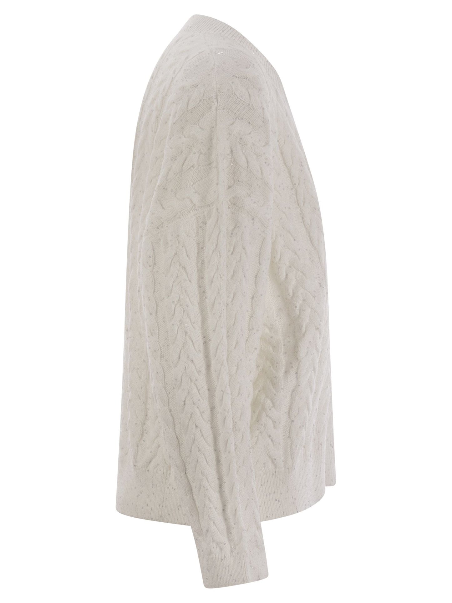 Brunello Cucinelli Women Dazzling Double Cable Cotton Jersey