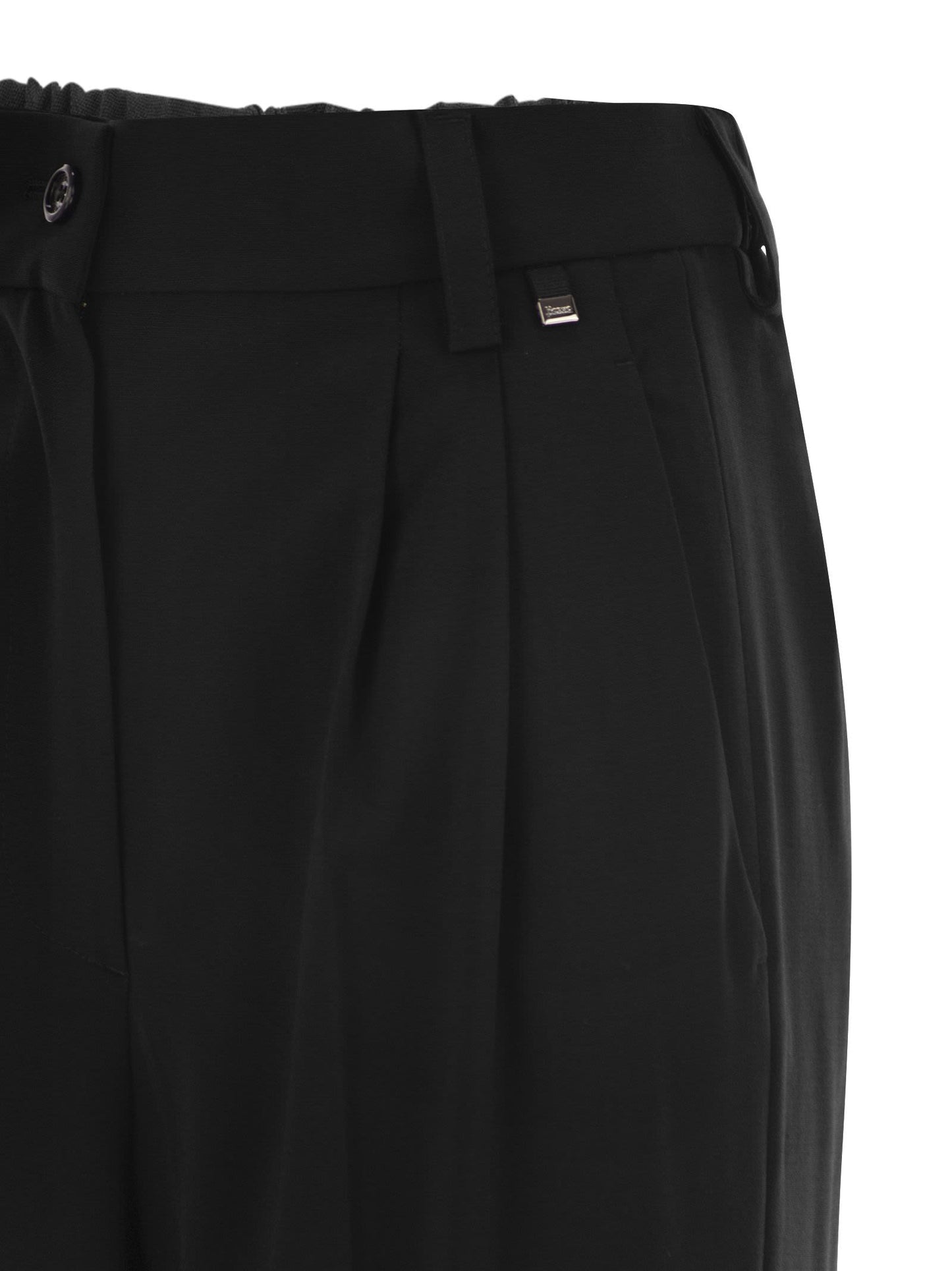 Herno Women Soft Wool Cargo Pants