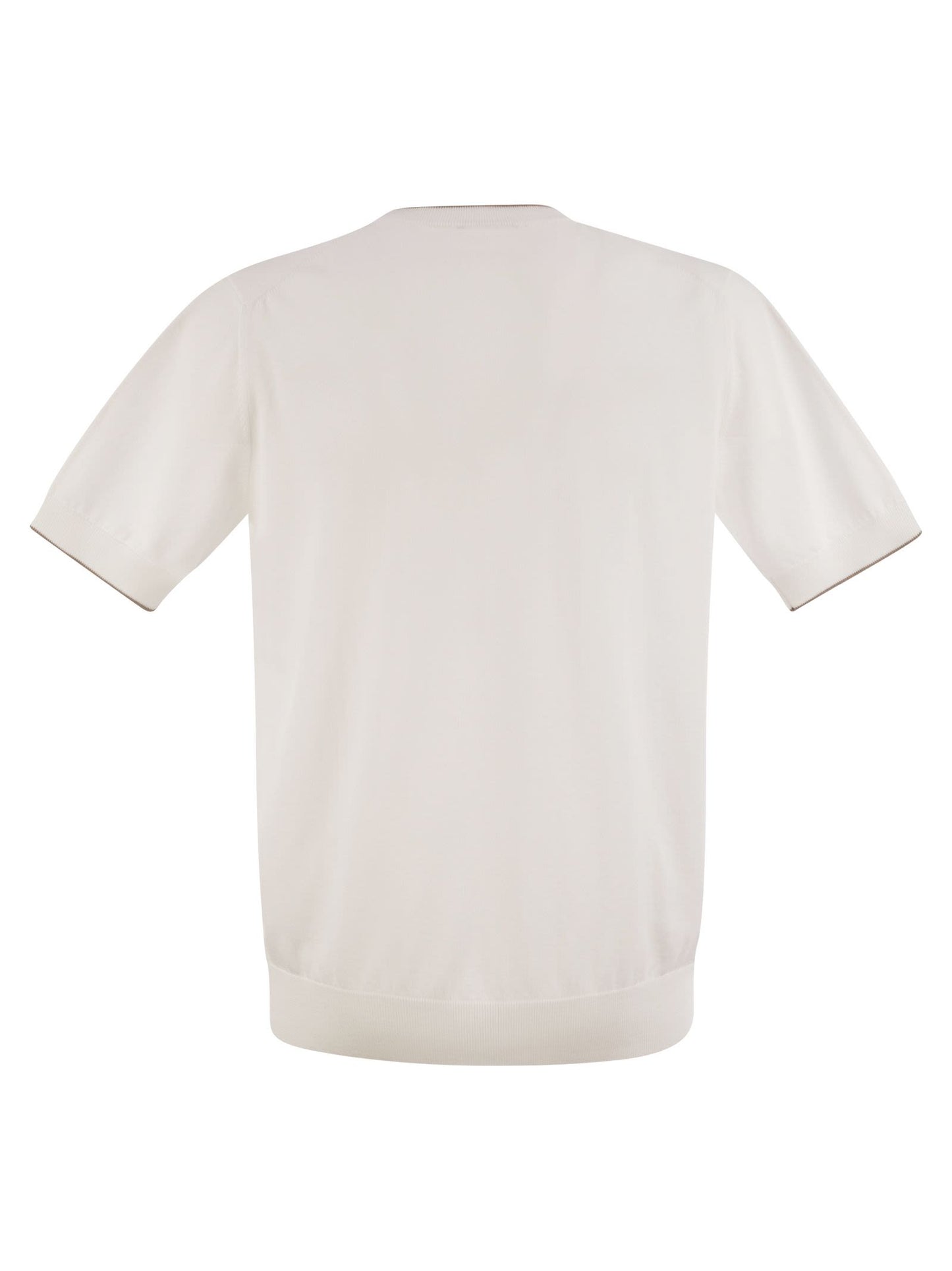 Peserico Men T-Shirt In Pure Cotton Yarn