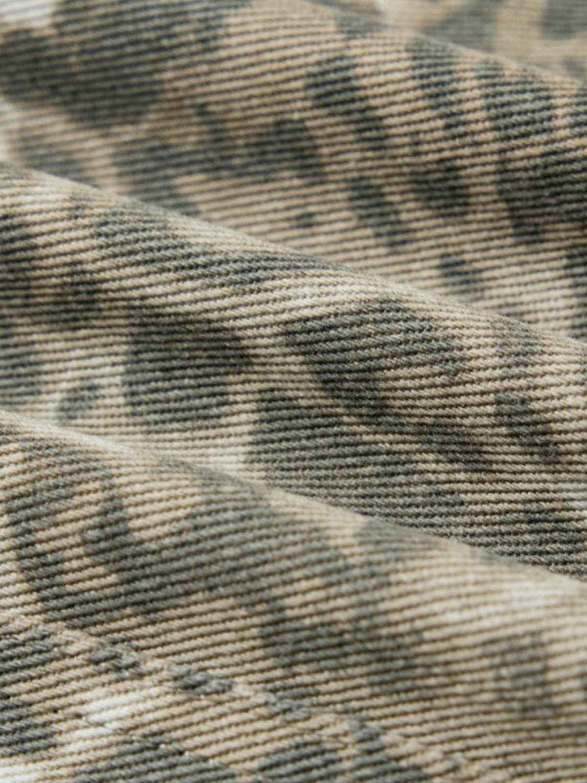 Vintage Leopard Print Bomber Jacket - 2540
