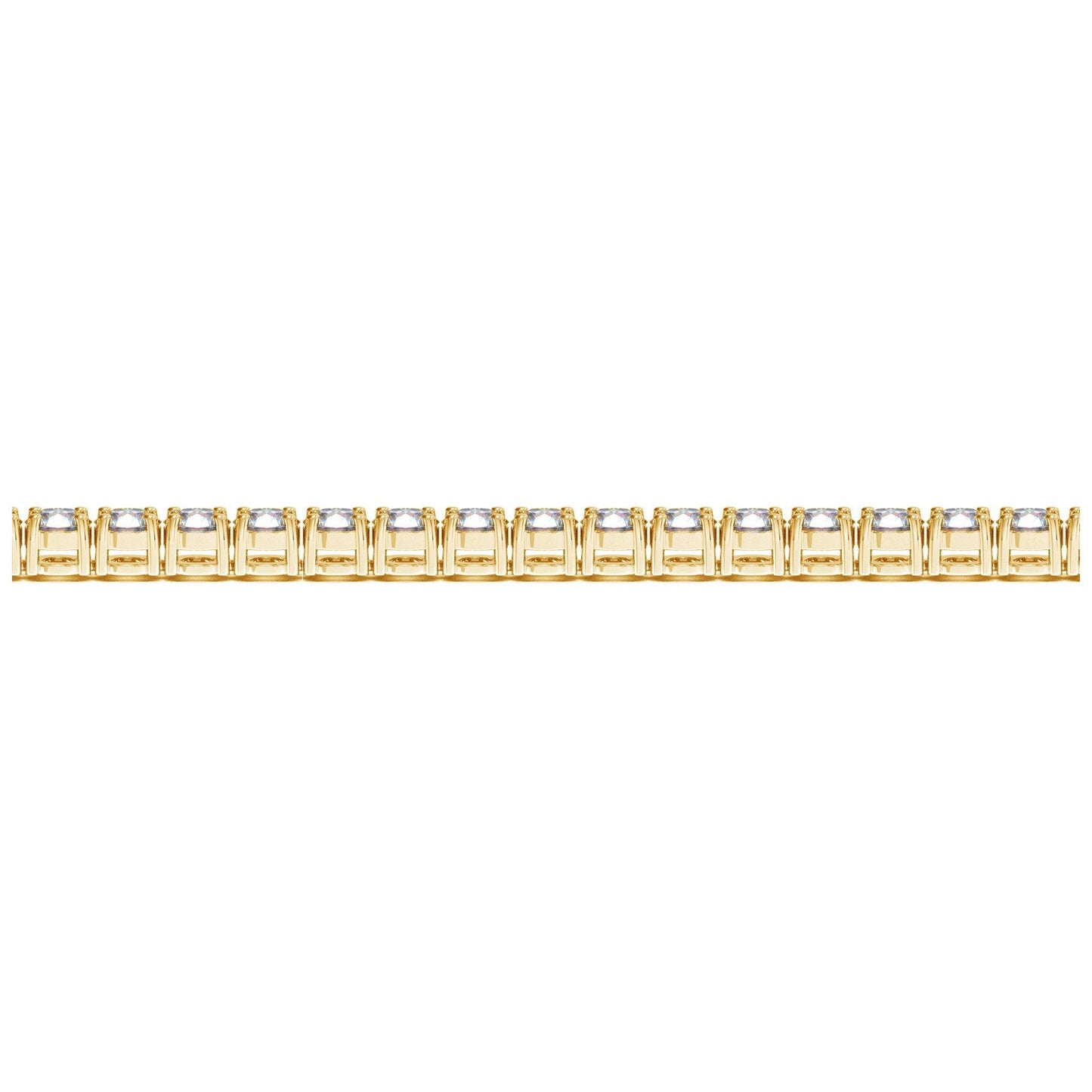 Lab Grown Round Diamond Tennis Bracelet in 14k Yellow Gold (8 cctw F/G VS2/SI1)