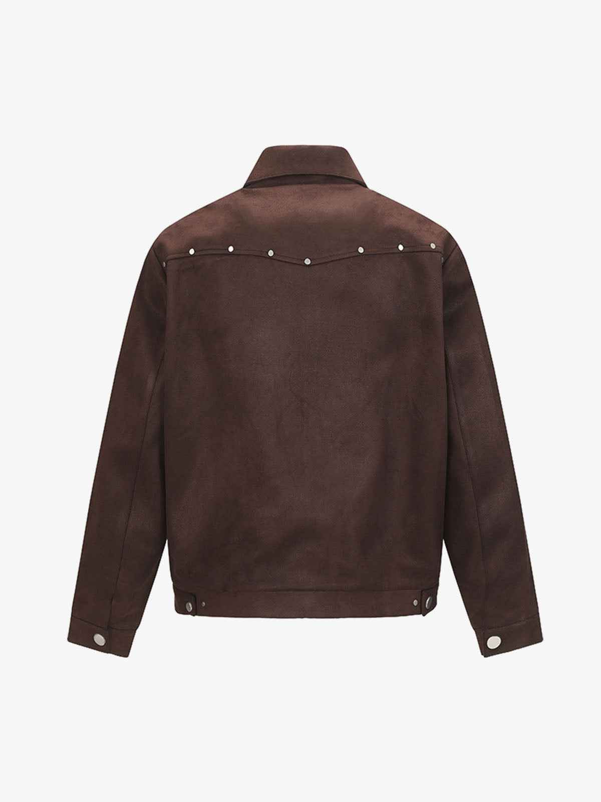 Suede Asymmetric Zip Biker Jacket