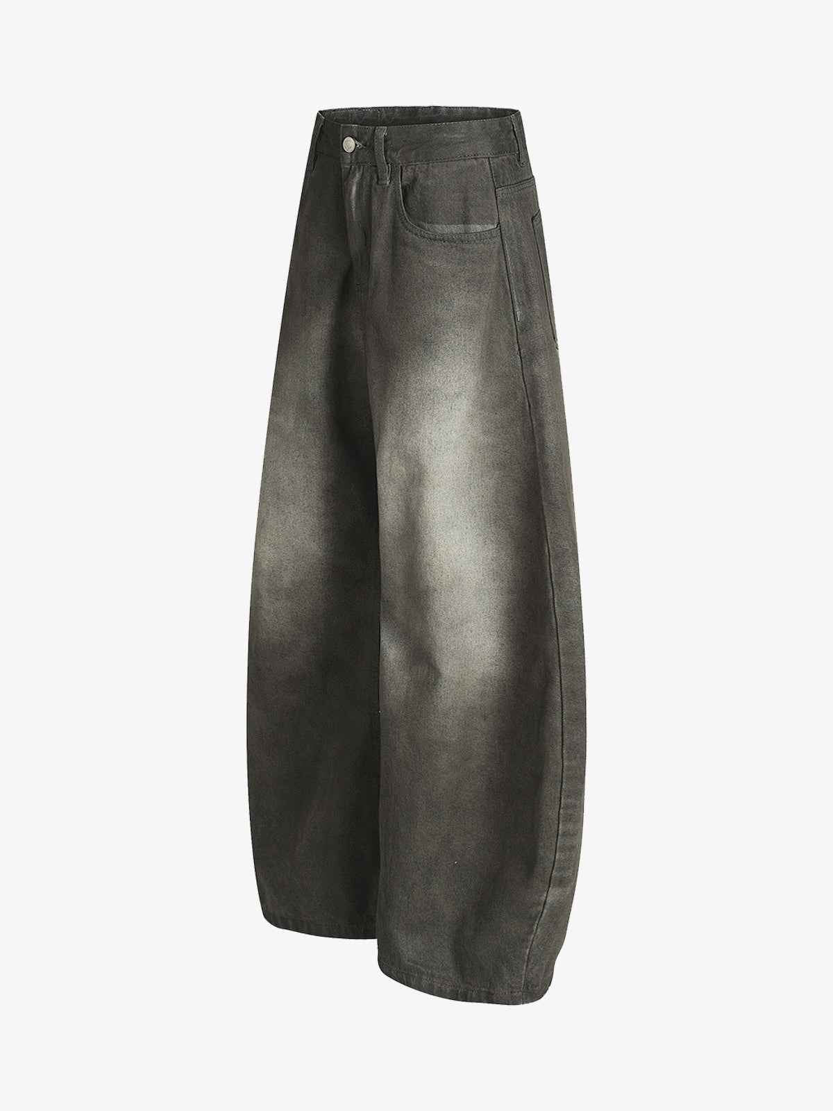 Vintage Faded Wide Barrel Jeans