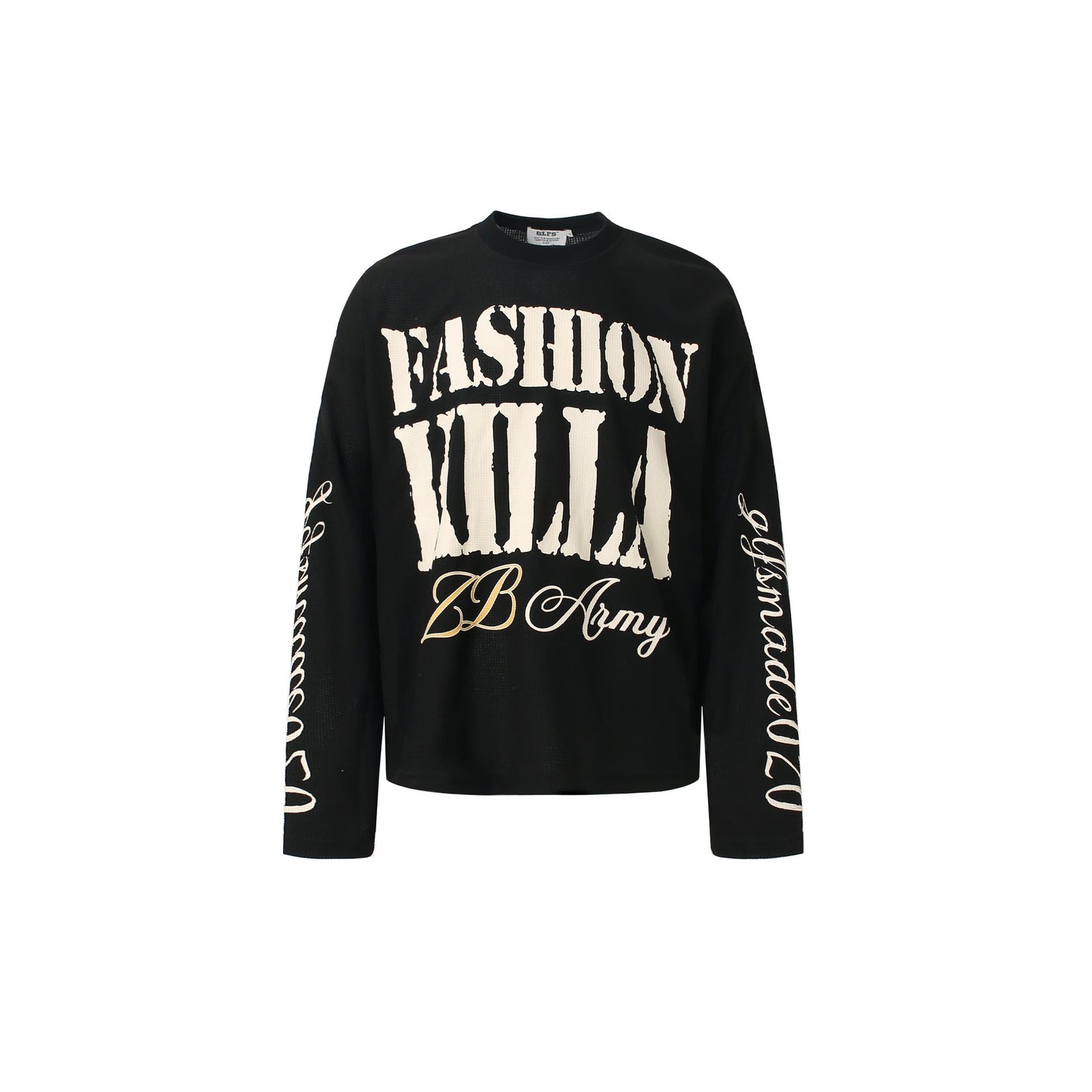 Graphic Letter Sweatshirt | Crew Neck Long Sleeve Pullover - Luxuryurbanwear