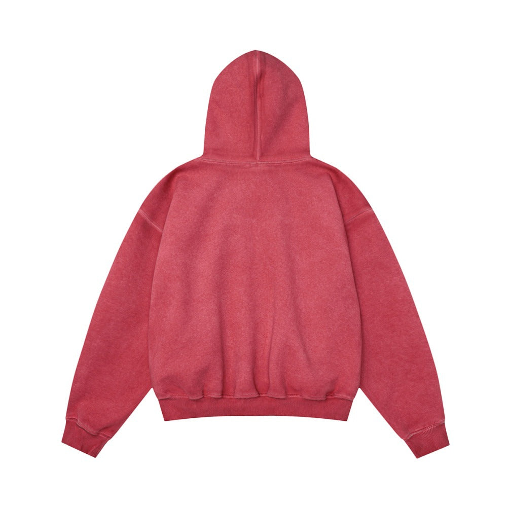 Distressed Retro Pullover | Hollow Embroidered Christmas Hoodie - Luxuryurbanwear