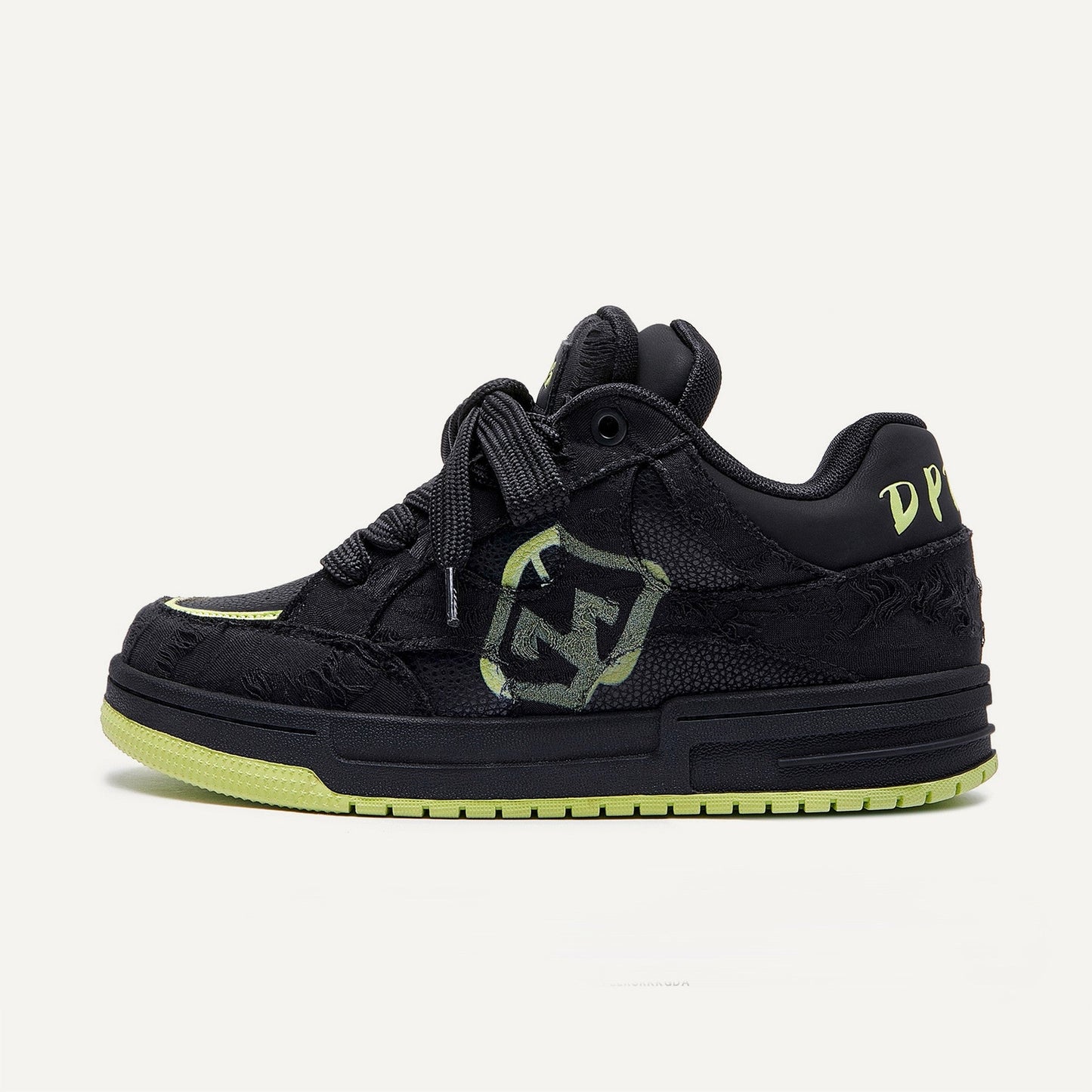 Retro Graffiti | Y2K Punk Skate Sneakers - Luxuryurbanwear