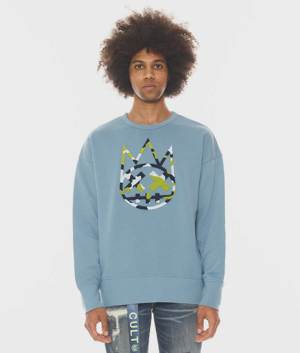 CULT OF INDIVIDUALITY Sweatshirt Camo Logo