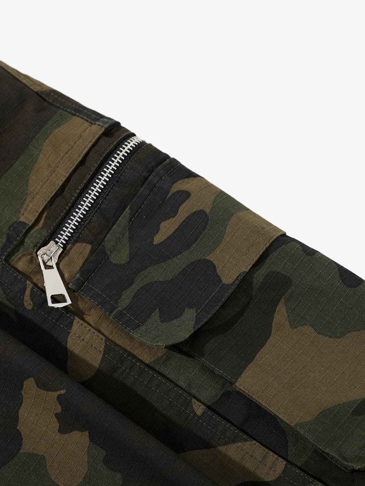 Vintage Multi-Pocket Functional Camo Cargo Pants