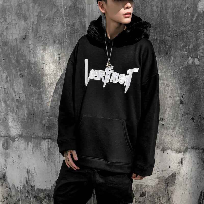 Rabbit Ears Hoodie Oversized streetwear Hoodies