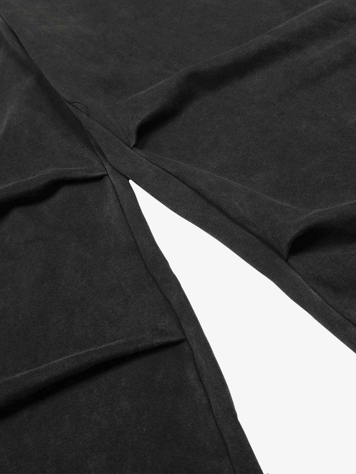 Street Washed Mottled Rivet Letter Print Baggy Sweatpants