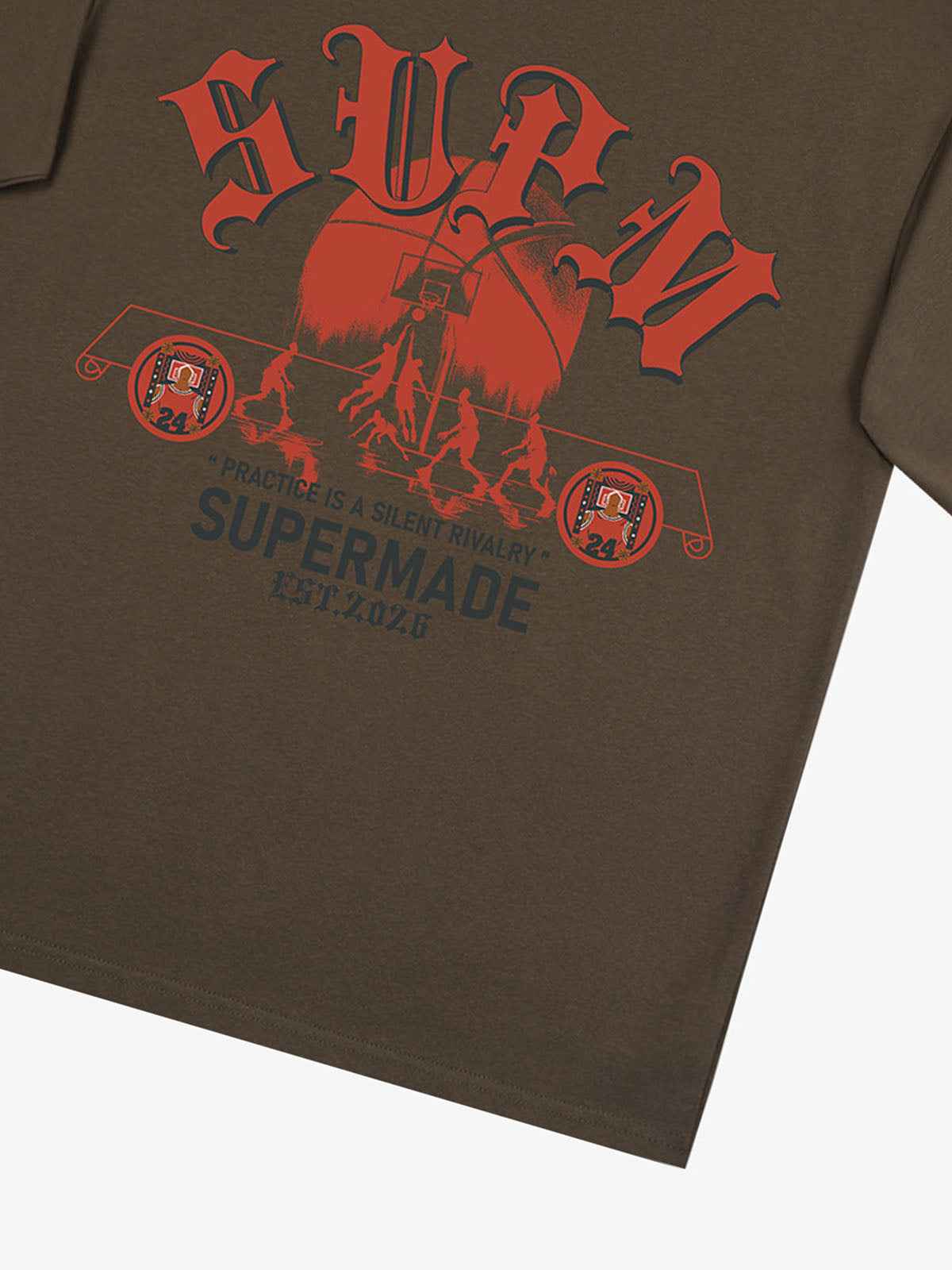 SUPM Slogan Graphic Retro Streetwear T-Shirt