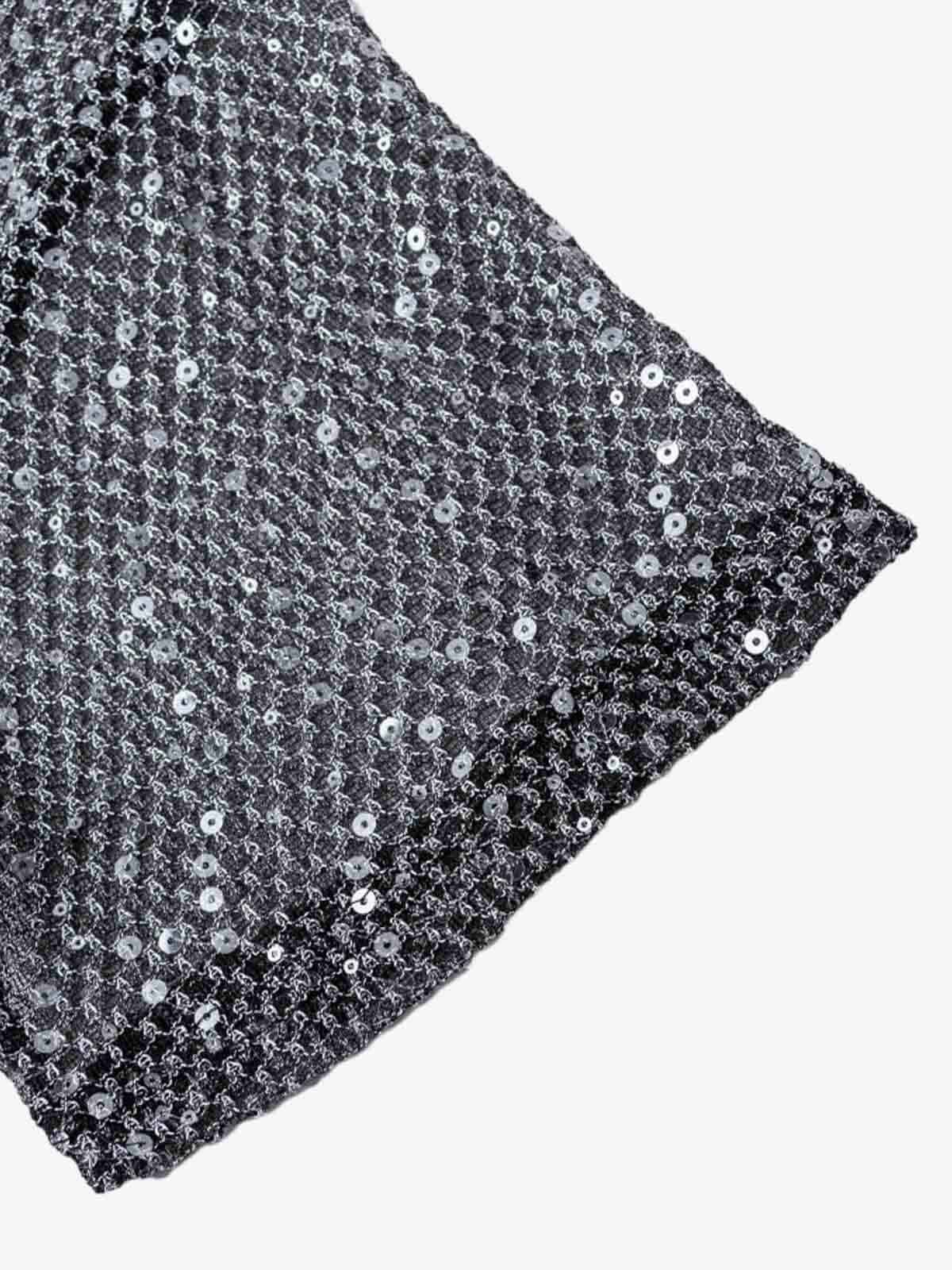 Glitter Niche See-Through Mesh T-Shirt