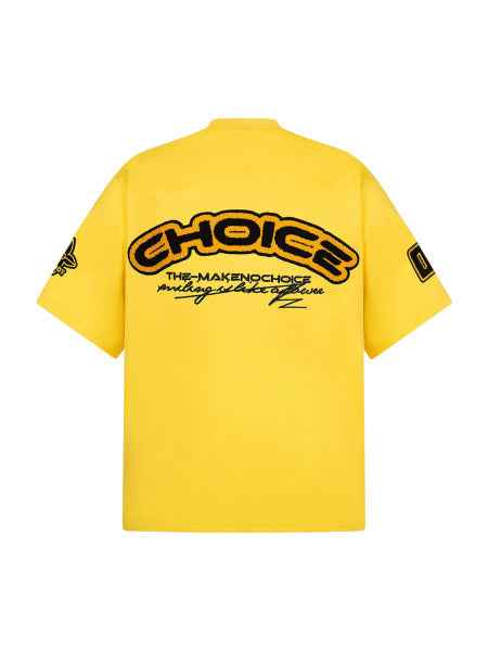 Heavy Embroidery Patch Embroidered T-Shirt