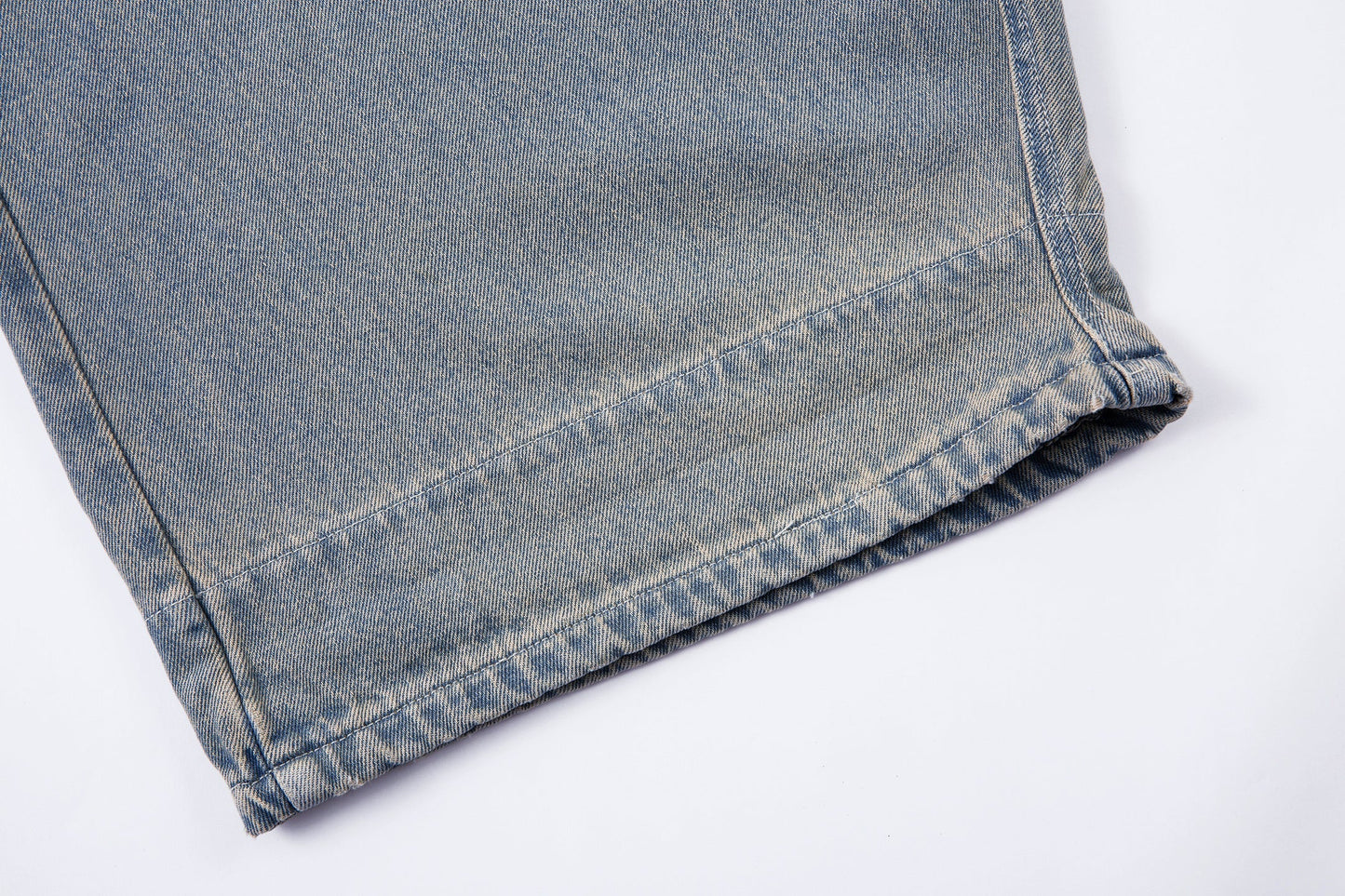 Camo Star Cuffed Denim | Baggy Streetwear Jeans - Luxuryurbanwear