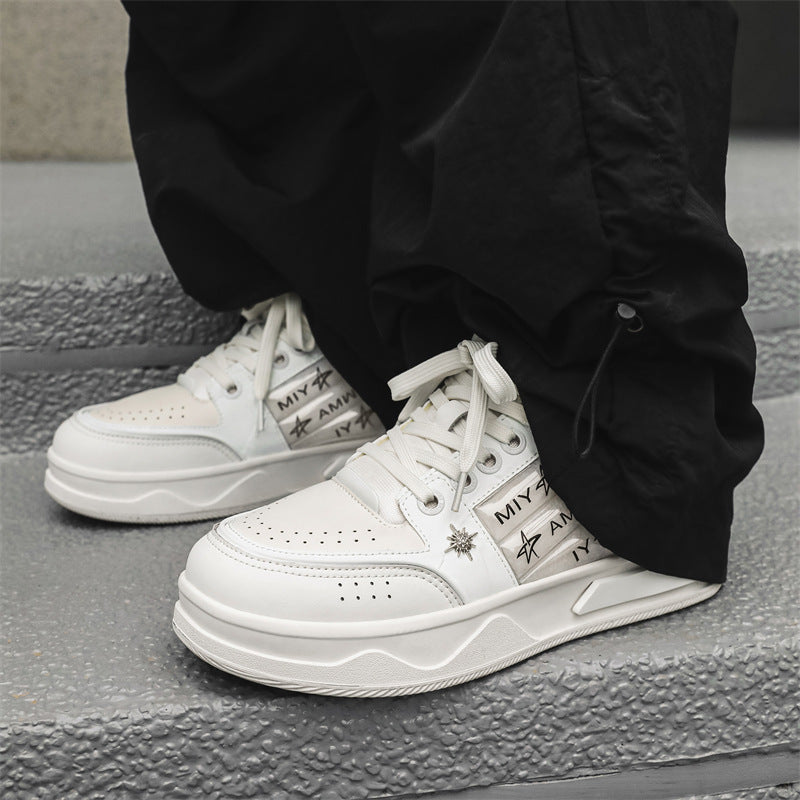 Shadow Letters | Embroidered Skate Shoes - Luxuryurbanwear