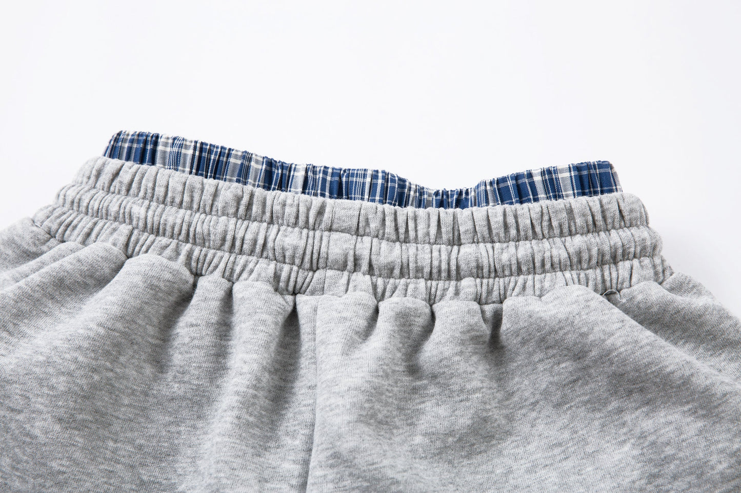 Patchwork Wide Leg Sweatpants | Grey Black Streetwear Trousers - Luxuryurbanwear