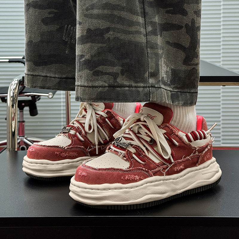 Blaze | Retro Skateboard Sneakers - Luxuryurbanwear
