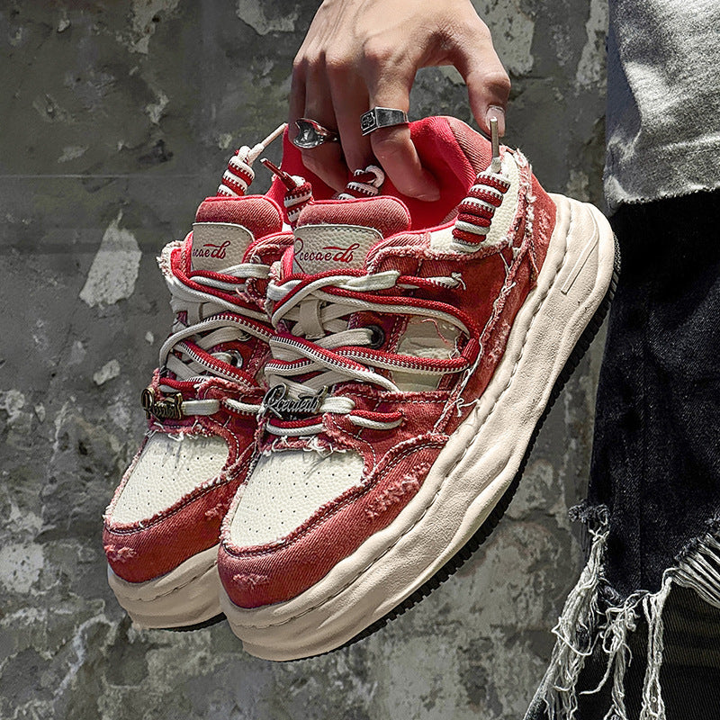 Blaze | Retro Skateboard Sneakers - Luxuryurbanwear